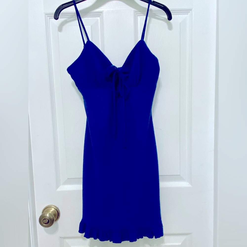 Flirty Xs royal blue minidress